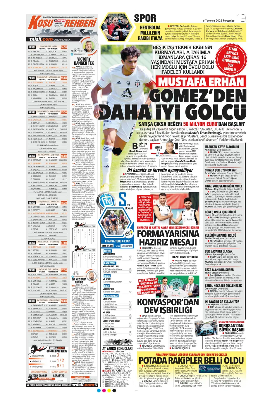 "Icardi'de Enrique krizi" | Sporun manşetleri (6 Temmuz 2023) - 15