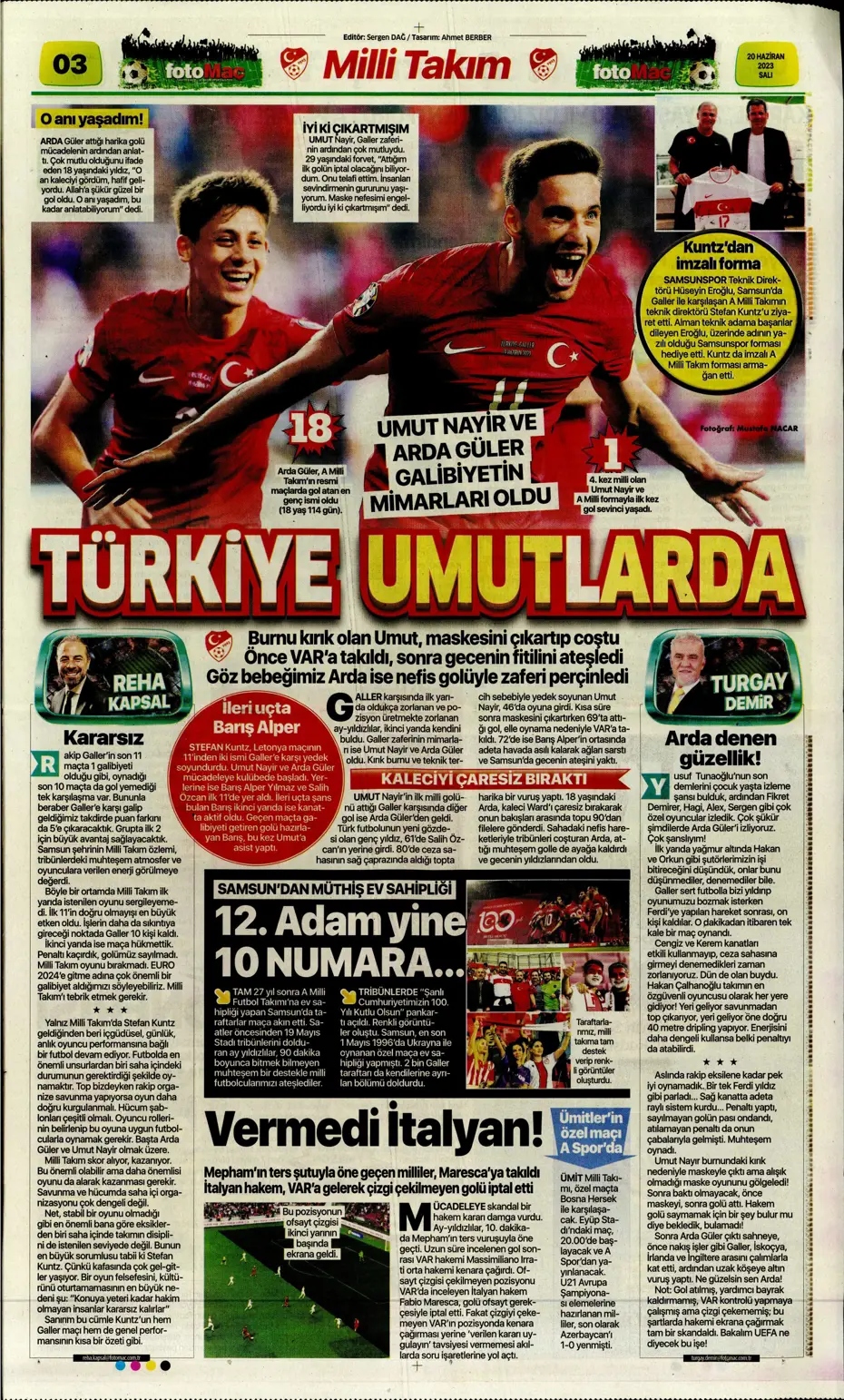 "Bekle bizi Almanya" | Sporun Manşetleri - 10