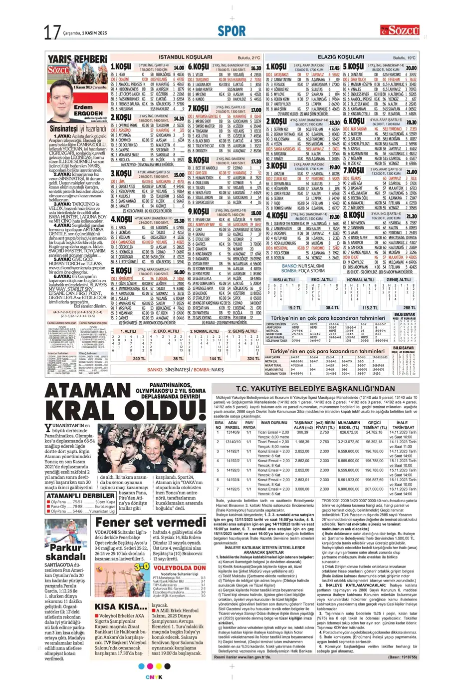 "Krunic Fenerbahçe'ye kaldı" | Sporun manşetleri (1 Kasım 2023) - 28