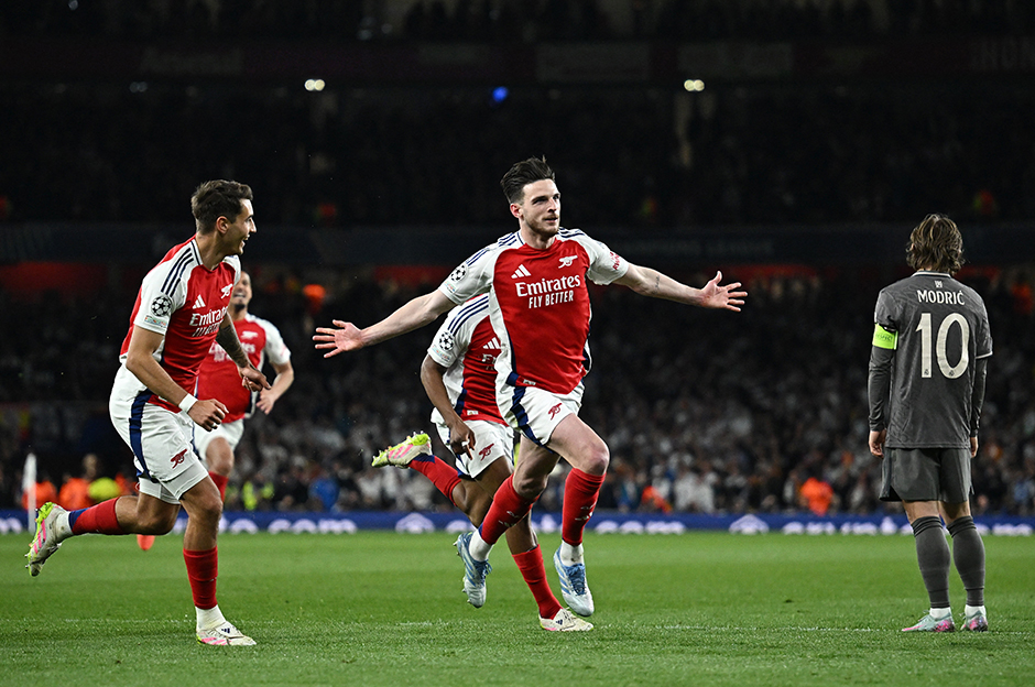 Declan Rice'dan kariyer gecesi: Real Madrid darmadağın oldu