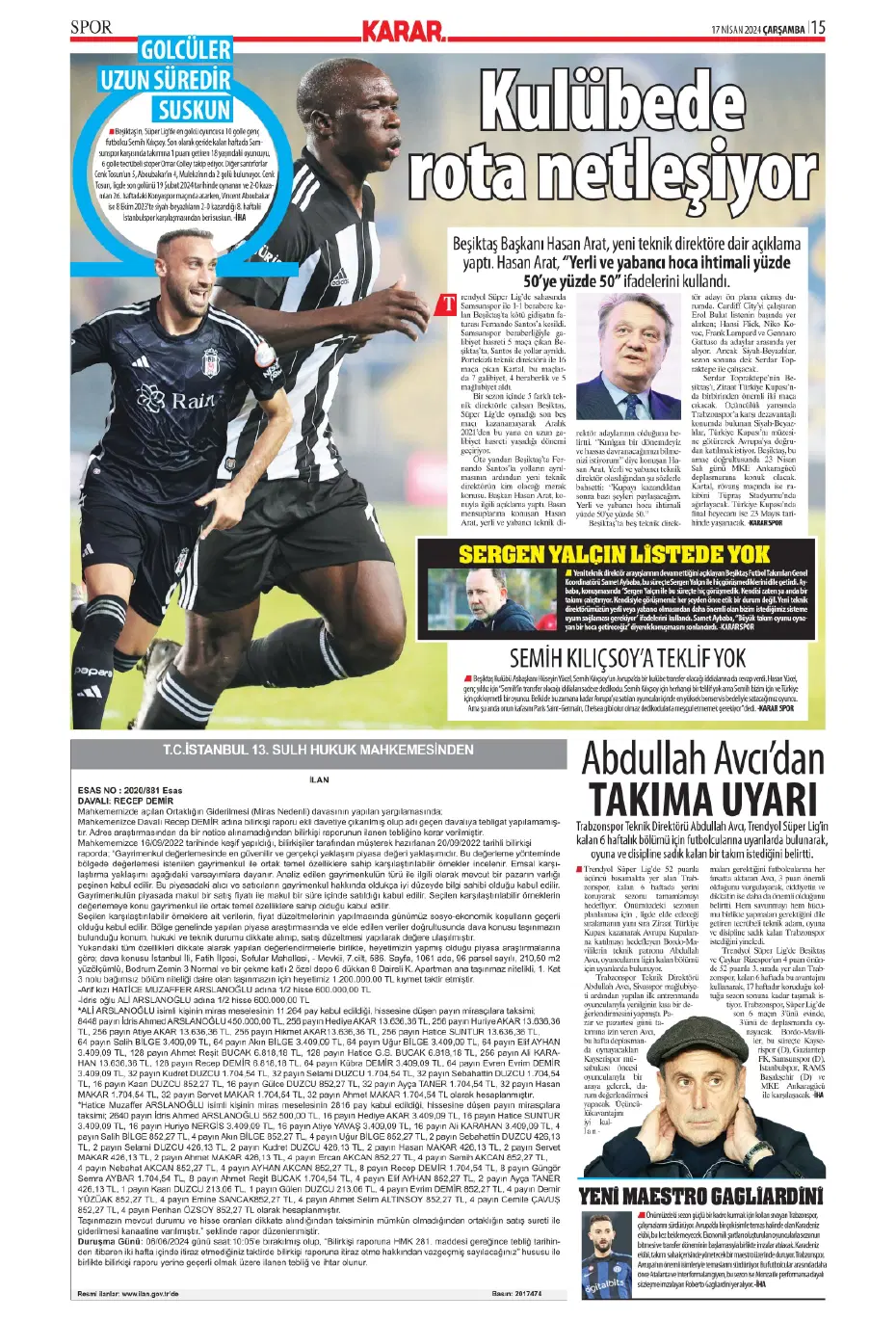 "Fenerbahçe ve Galatasaray'ın Barreiro kapışması" | Sporun manşetleri - 13