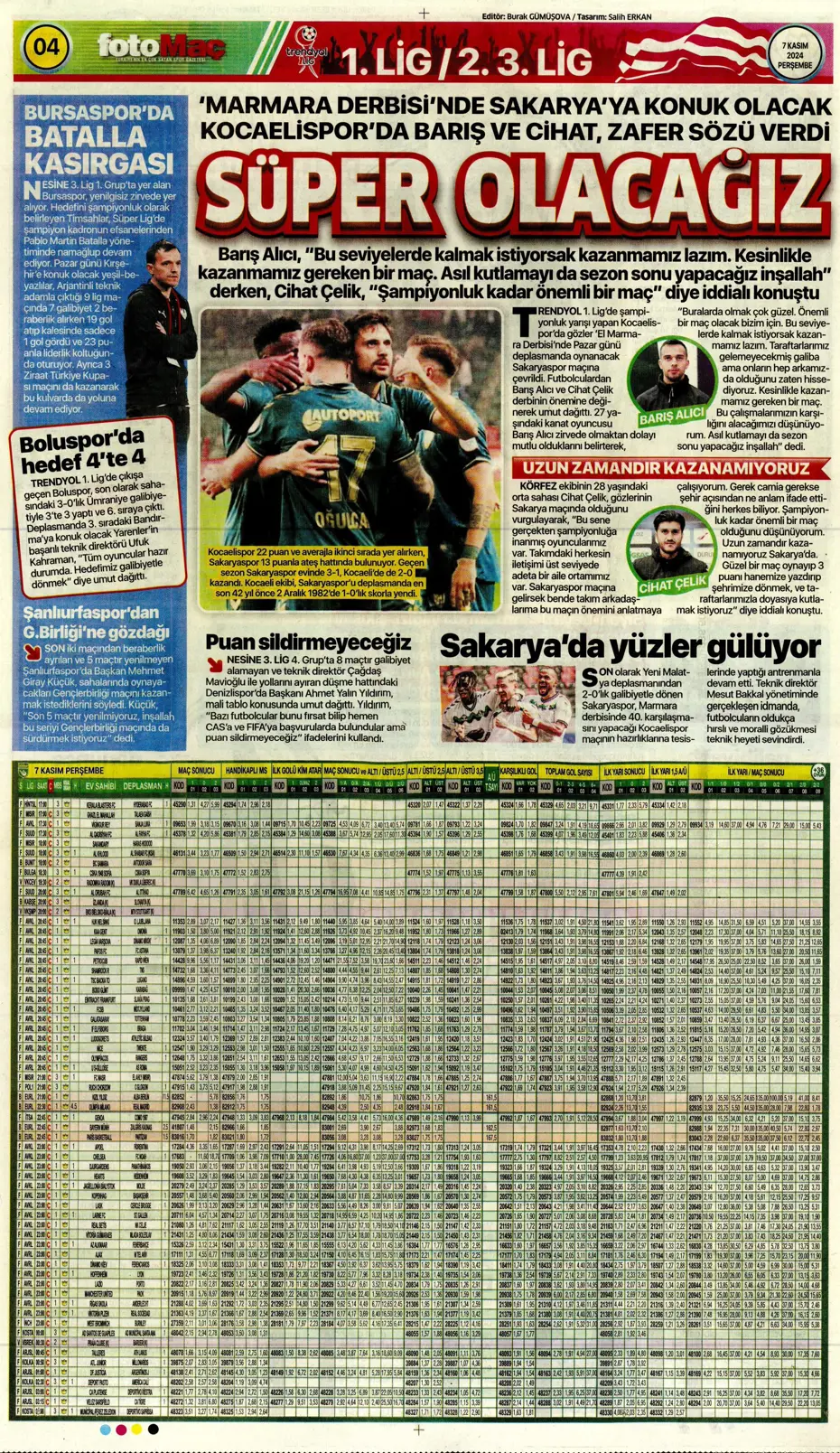 "Fenerbahçe'den Boca Juniors'a rest" | Sporun manşetleri (7 Kasım 2024) - 10