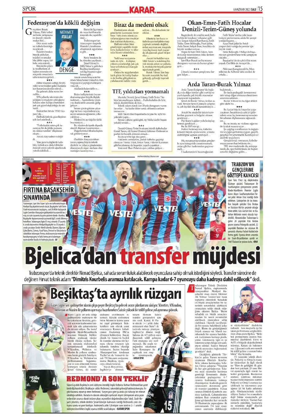 "Devler Ligi'ne süper Aslan" | Sporun manşetleri (6 Haziran 2023) - 13