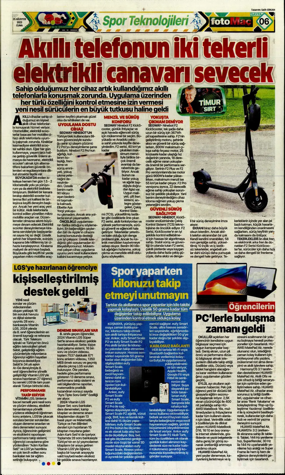 "Fenerbahçe'den 5'i 1 yerde" | Sporun manşetleri (25 Ağustos 2023) - 18