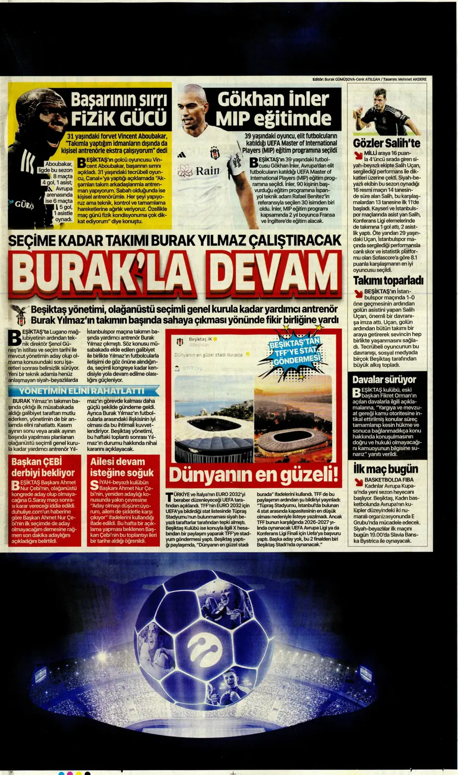 "Sergio Oliveira'ya yol göründü" | Sporun manşetleri (11 Ekim 2023) - 17