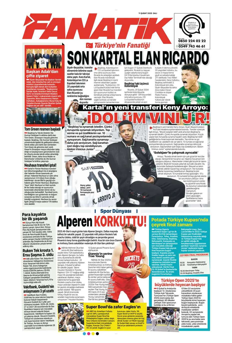 "Sezon sonu Fati" | Sporun manşetleri - 8