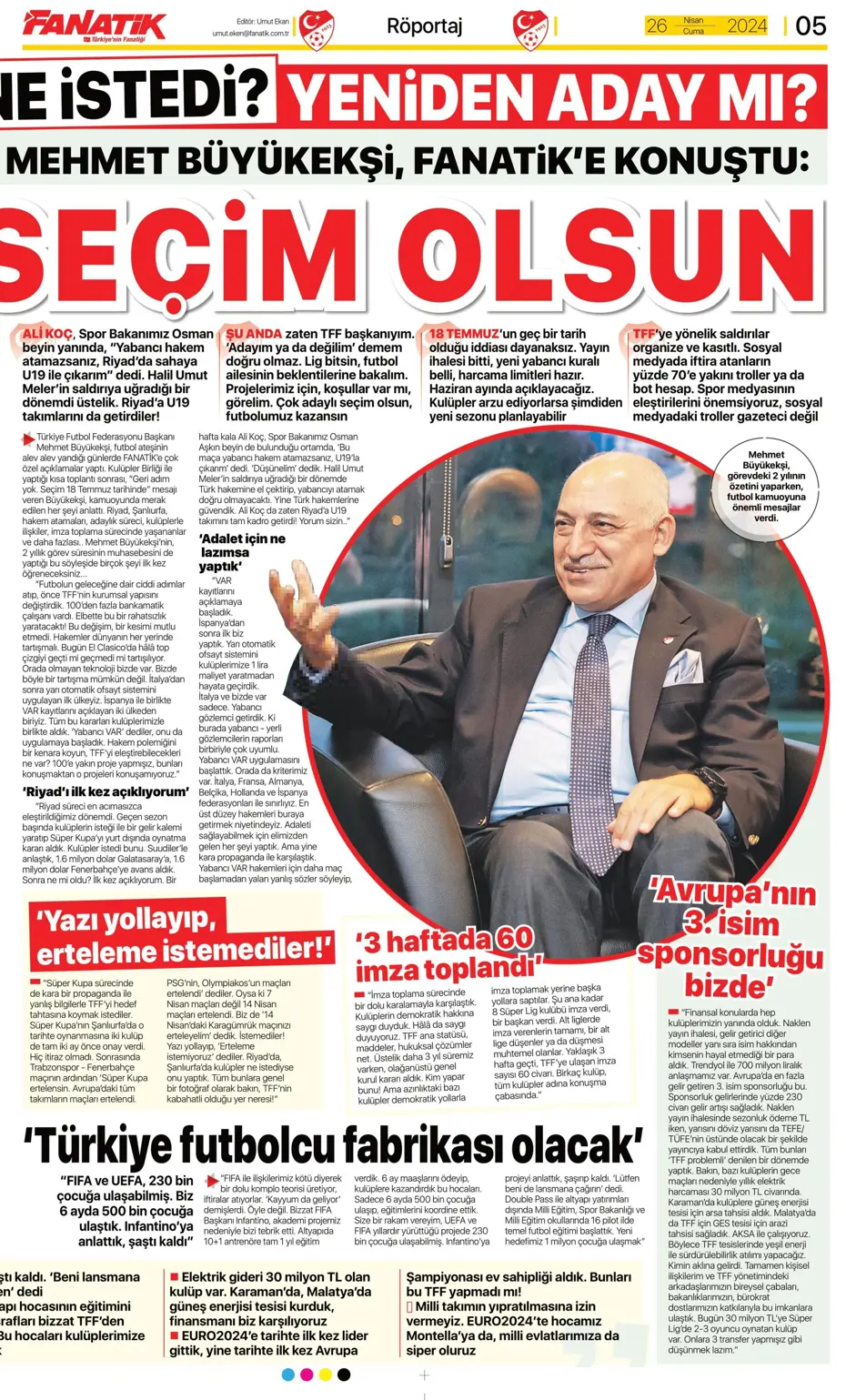 "Osayi Samuel'e 12 milyon euro" | Sporun manşetleri - 7