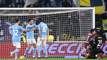 Lazio, Milan'a fark attı