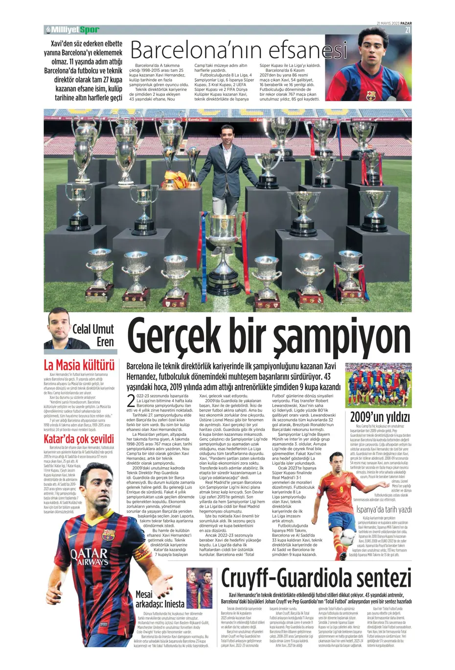 "Mauro Icardi ile 23. şampiyonluğa" Günün spor manşetleri (21 Mayıs 2023) - 16 "Mauro Icardi ile 23. şampiyonluğa" Günün spor manşetleri (21 Mayıs 2023) - 16