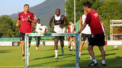 Burak Yılmaz'la konuştu ve antrenmanı yarıda bıraktı