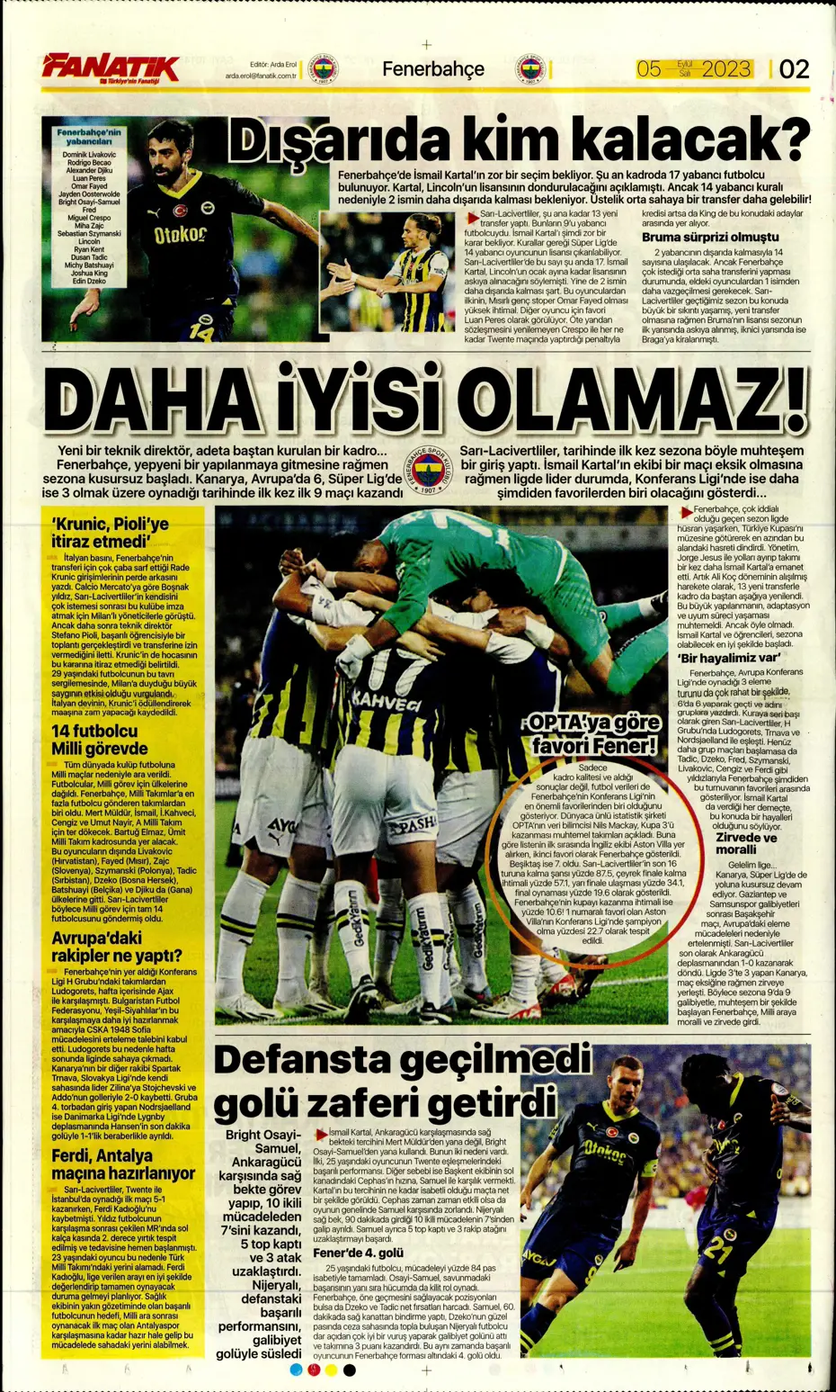 "Aslan'dan çifte bomba" | Sporun Manşetleri - 6 "Aslan'dan çifte bomba" | Sporun Manşetleri - 6