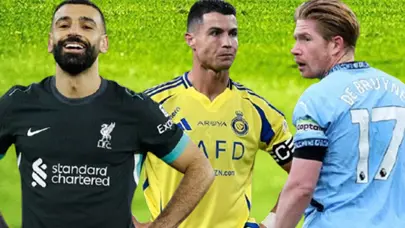 Salah, Ronaldo, De Bruyne: Yıldız isimler bugünden itibaren bedava (Sezon sonu sözleşmesi bitecek futbolcular)