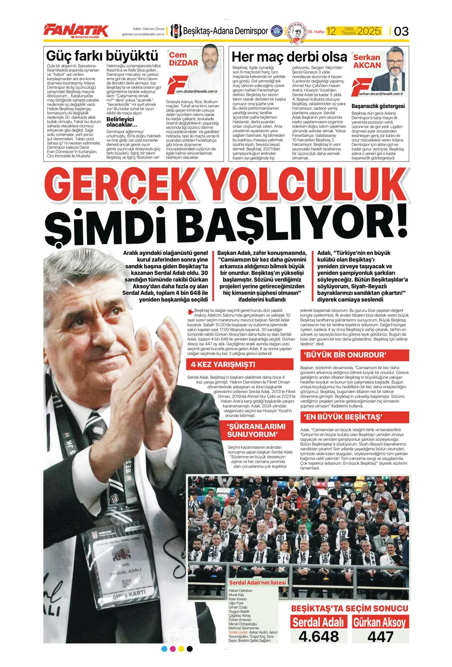 "Fenerbahçe'nin yeni golcüleri Jonathan David ve Abraham" | Sporun manşetleri - 5