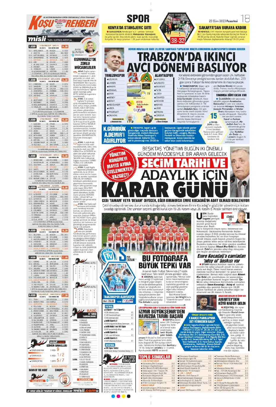 "Rekorları kıra kıra zirvede" | Sporun manşetleri (23 Ekim 2023) - 13 "Rekorları kıra kıra zirvede" | Sporun manşetleri (23 Ekim 2023) - 13