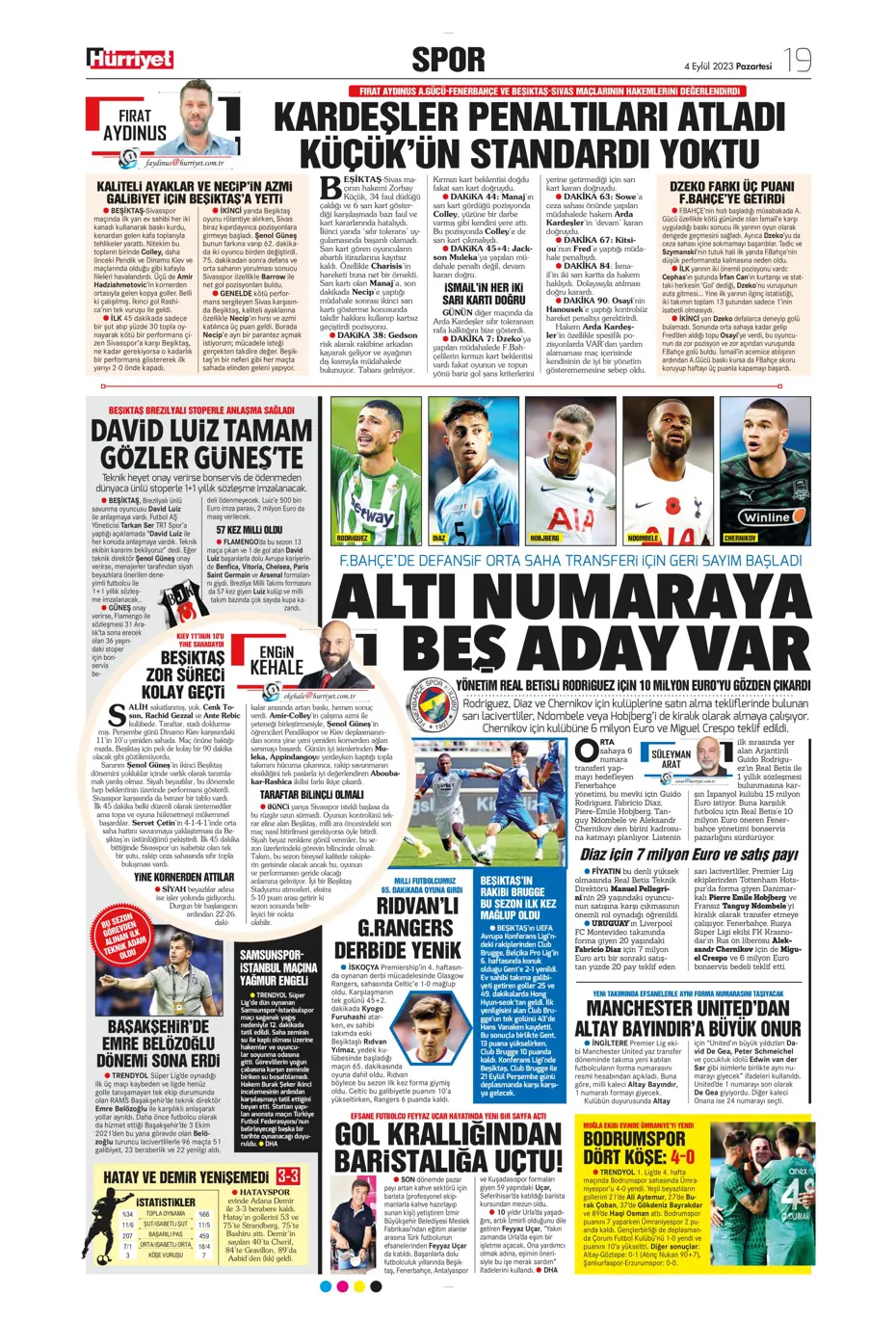 "100'ümüzün akı Türk kadını" | Sporun manşetleri (4 Eylül 2023) - 13