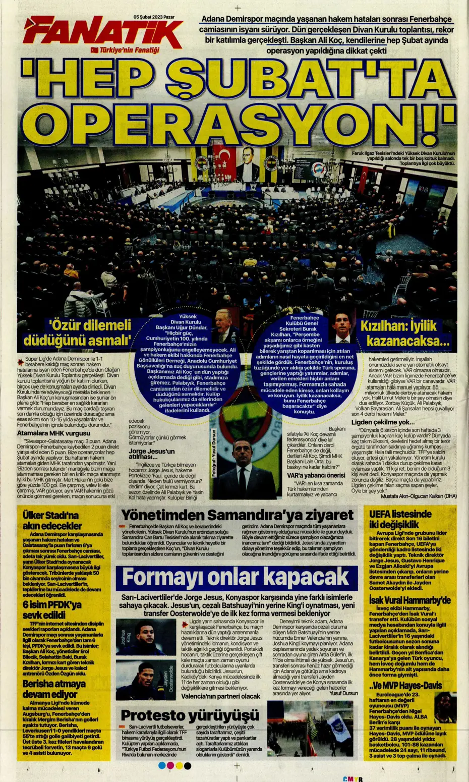 Sporun Manşetleri (5 Şubat 2023) - 12