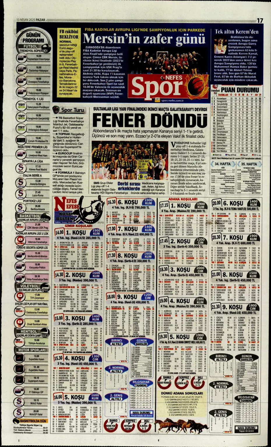 "Dzeko'nun yerine Müller" | Sporun manşetleri - 26