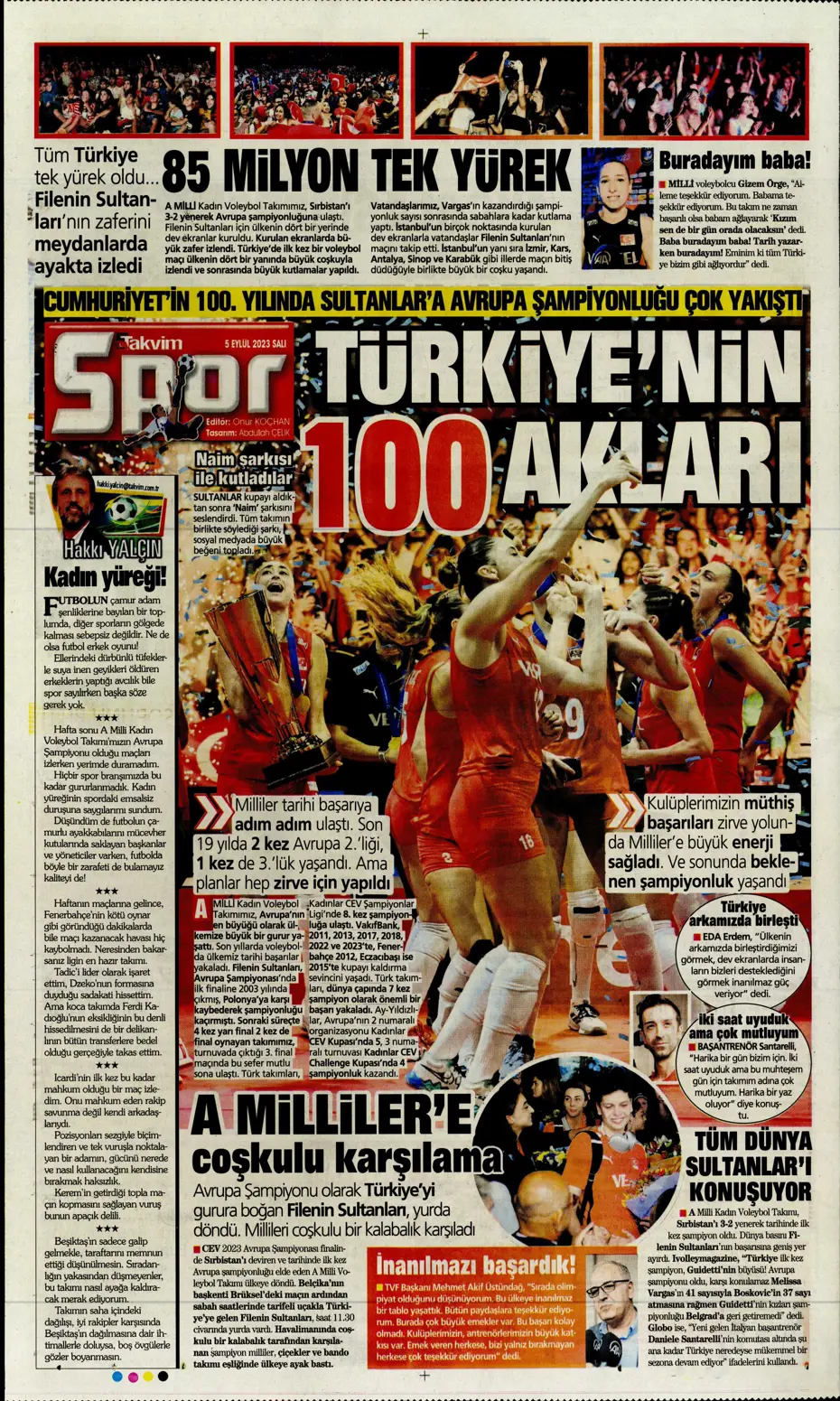 "Aslan'dan çifte bomba" | Sporun Manşetleri - 29 "Aslan'dan çifte bomba" | Sporun Manşetleri - 29