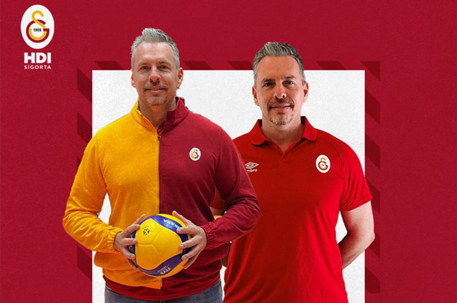 Galatasaray HDI Sigorta Kadın Voleybol Takımı'nın yeni başantrenörü açıklandı
