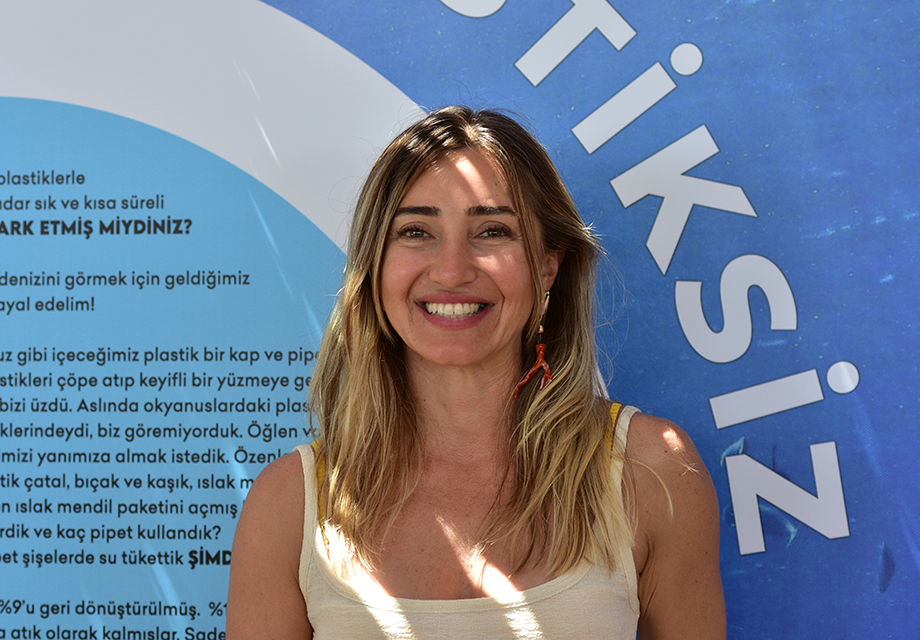 Rekortmen Şahika Ercümen, "sıfır atık dalışı" yaptı