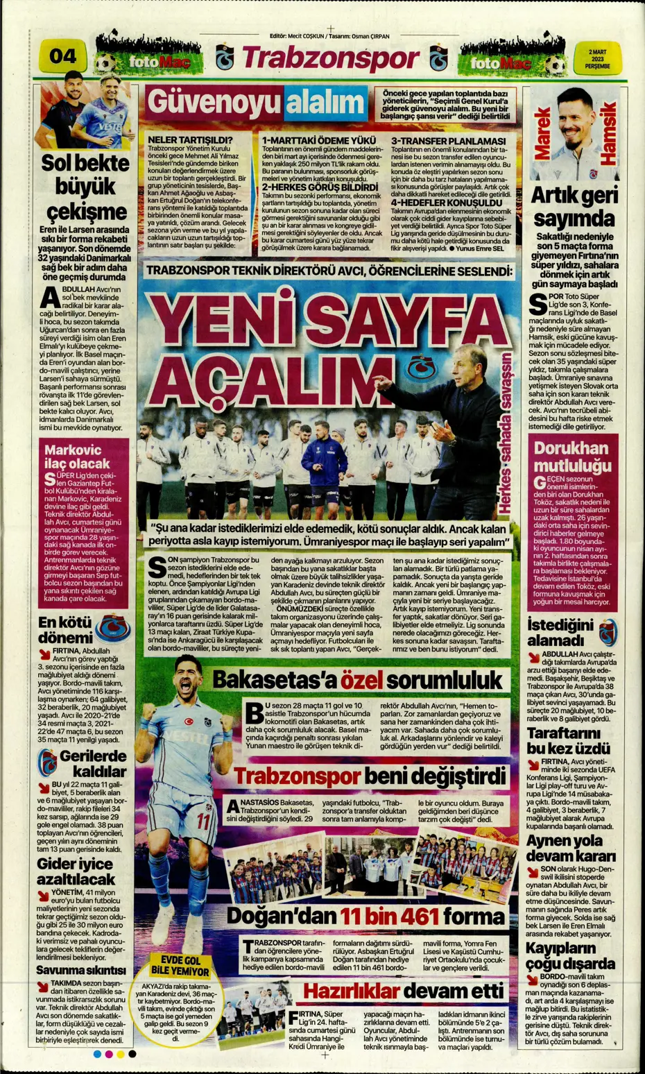 "Moura'da heyecanlı bekleyiş" | Sporun Manşetleri - 12