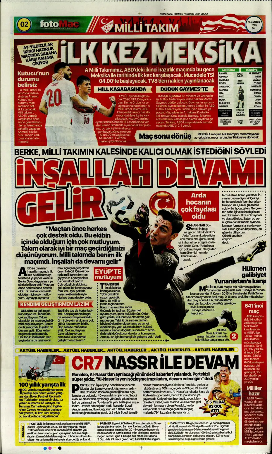 "En-Nesyri ile yılın takası" | Sporun manşetleri - 11