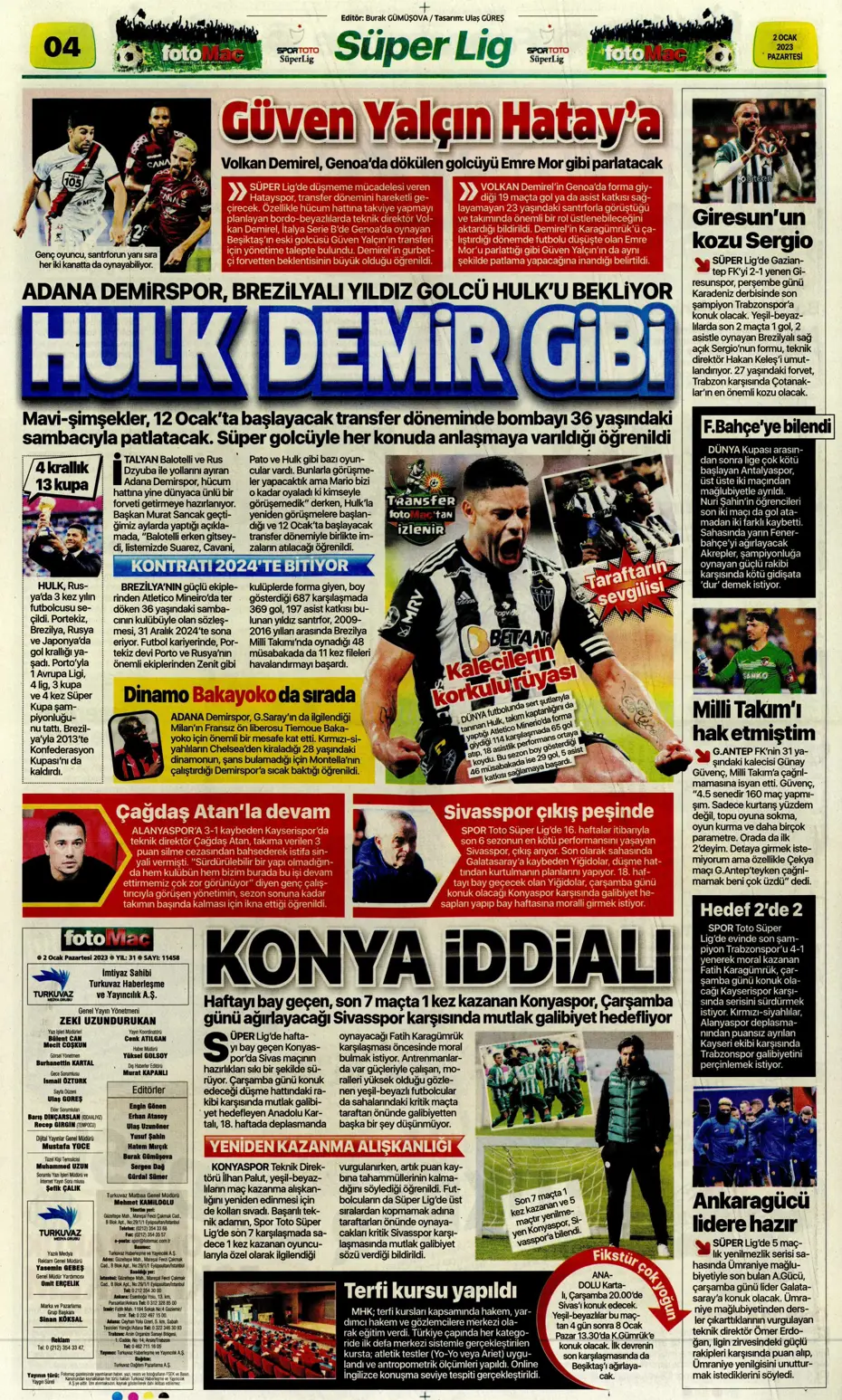 Sporun Manşetleri (2 Ocak 2023) - 10