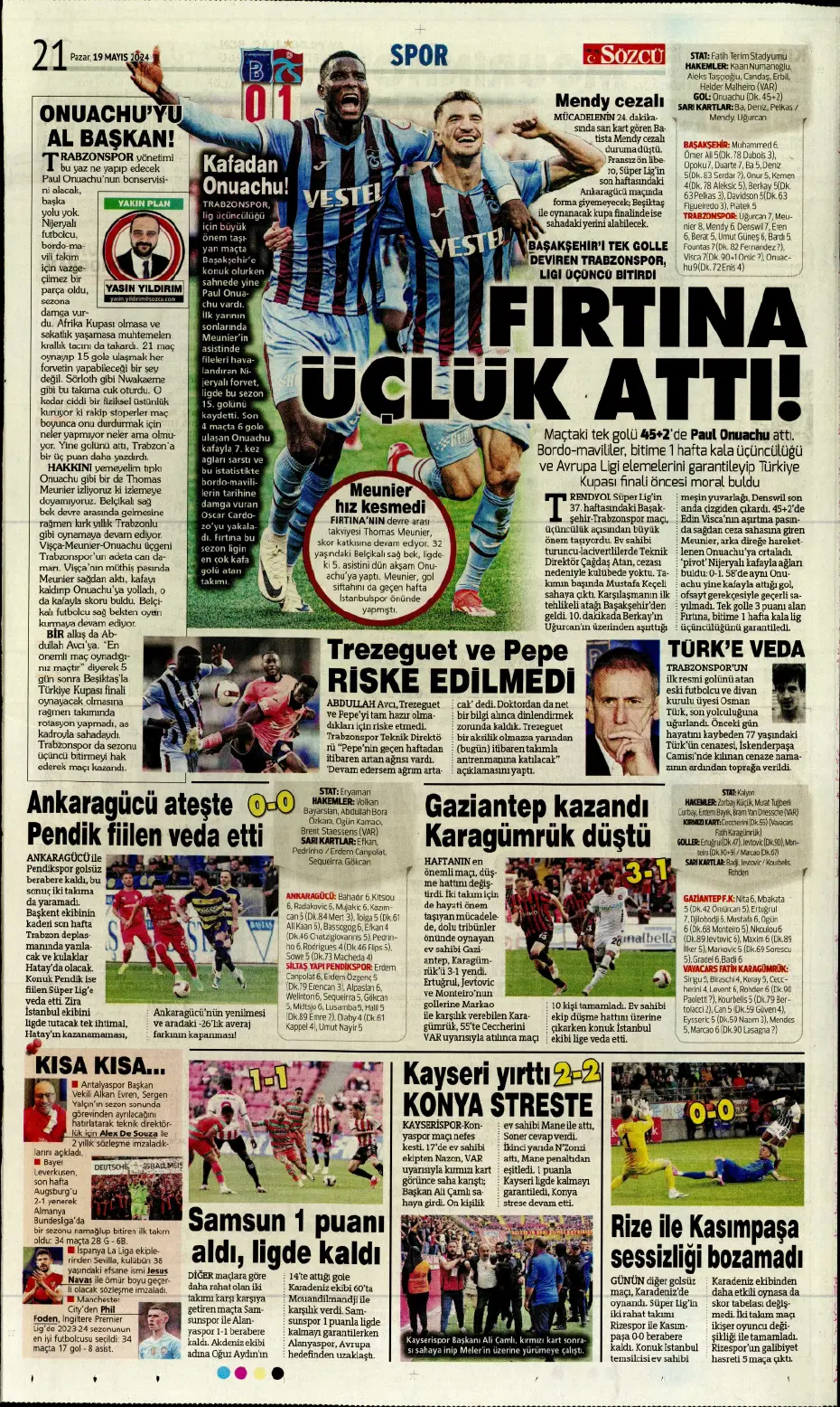 "Nefes kesecek sezon finali" | Sporun Manşetleri - 25