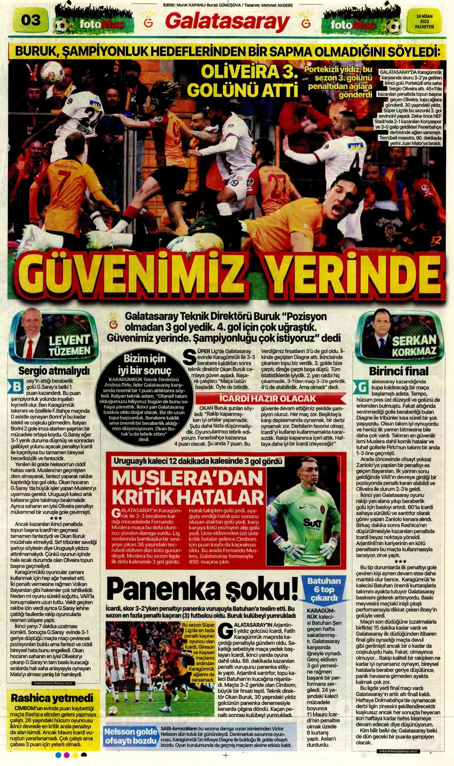 "Buruk bayram" | Sporun manşetleri (24 Nisan 2023) - 12