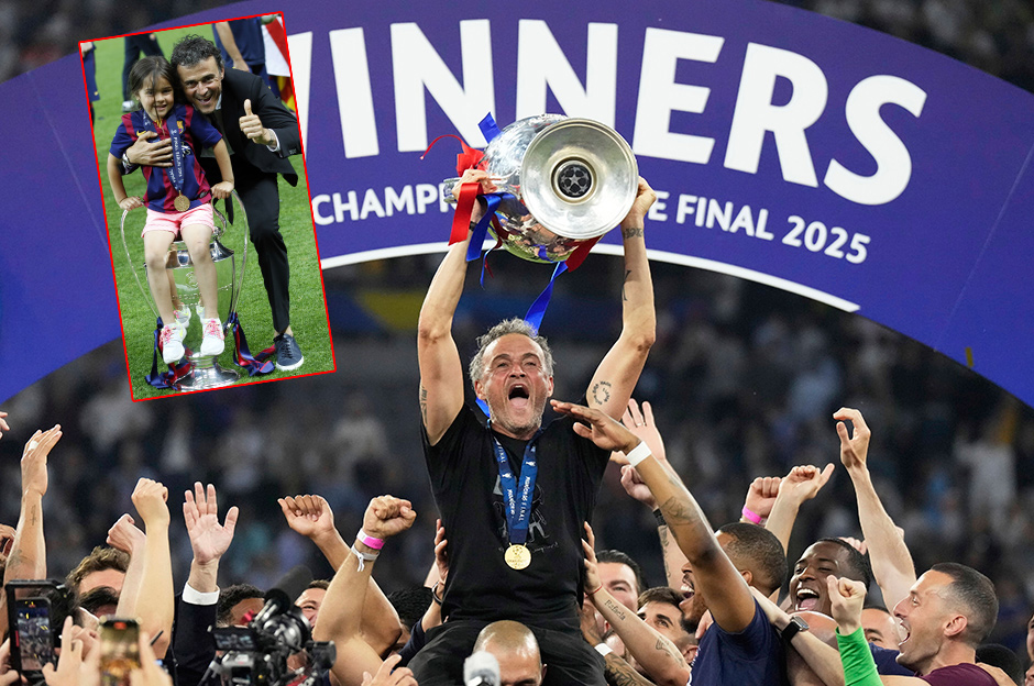 Luis Enrique, vefat eden kızına verdiği sözü tuttu: Şampiyonlar Ligi finali sonrası duygusal anlar