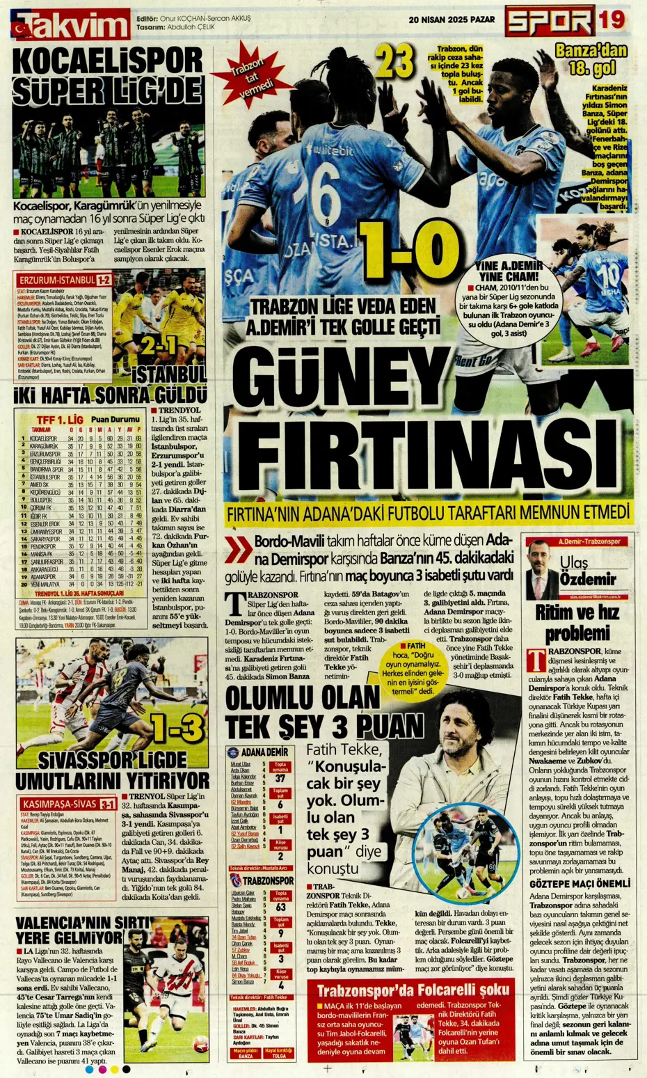 "Oğuz Aydın için geldiler" | Sporun manşetleri - 37