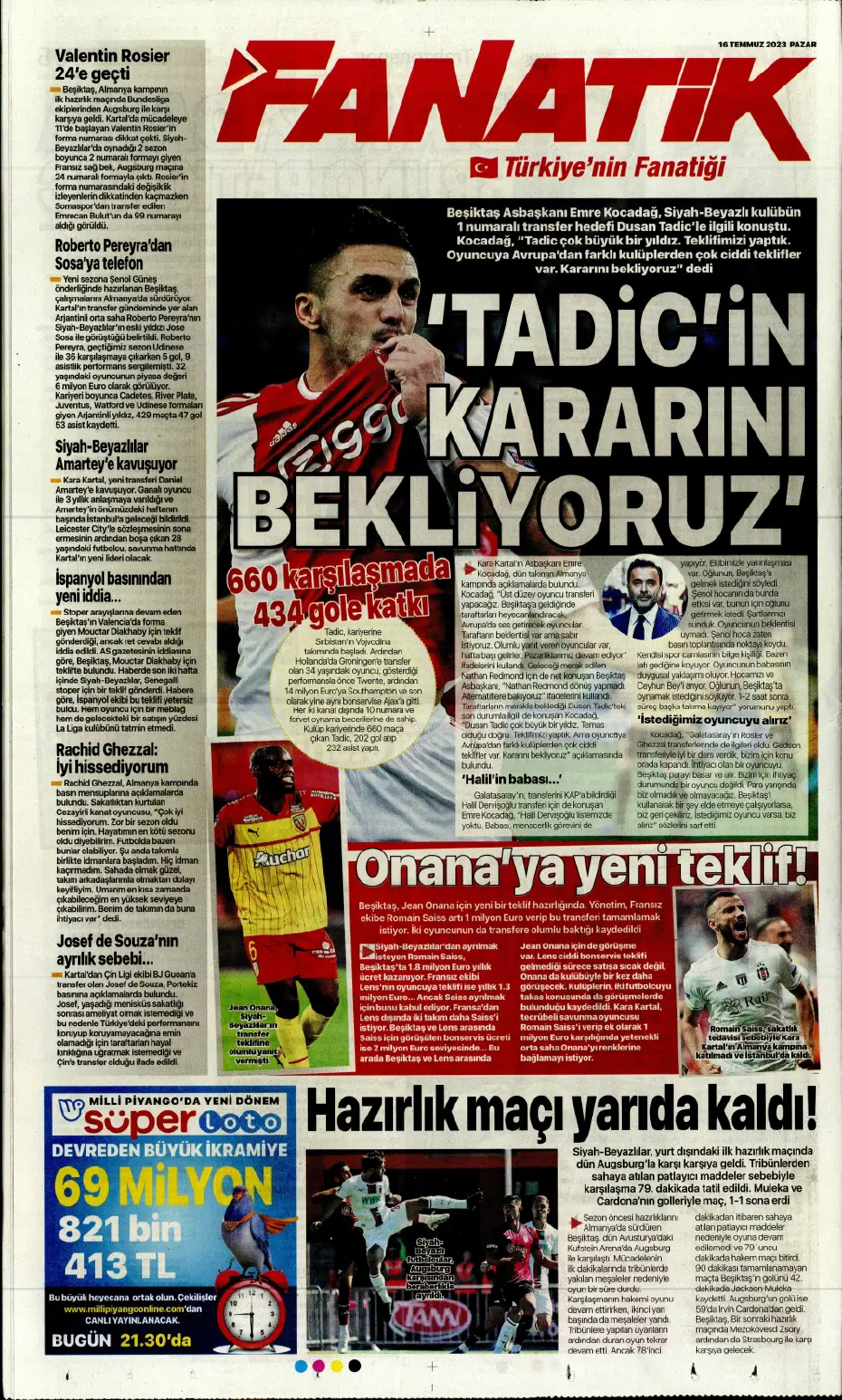 "Kale artık Livakovic'in" | Sporun Manşetleri - 3