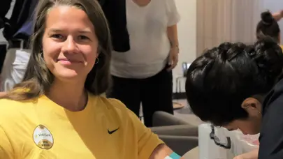 Vakıfbank'ta sağlık testleri yapıldı