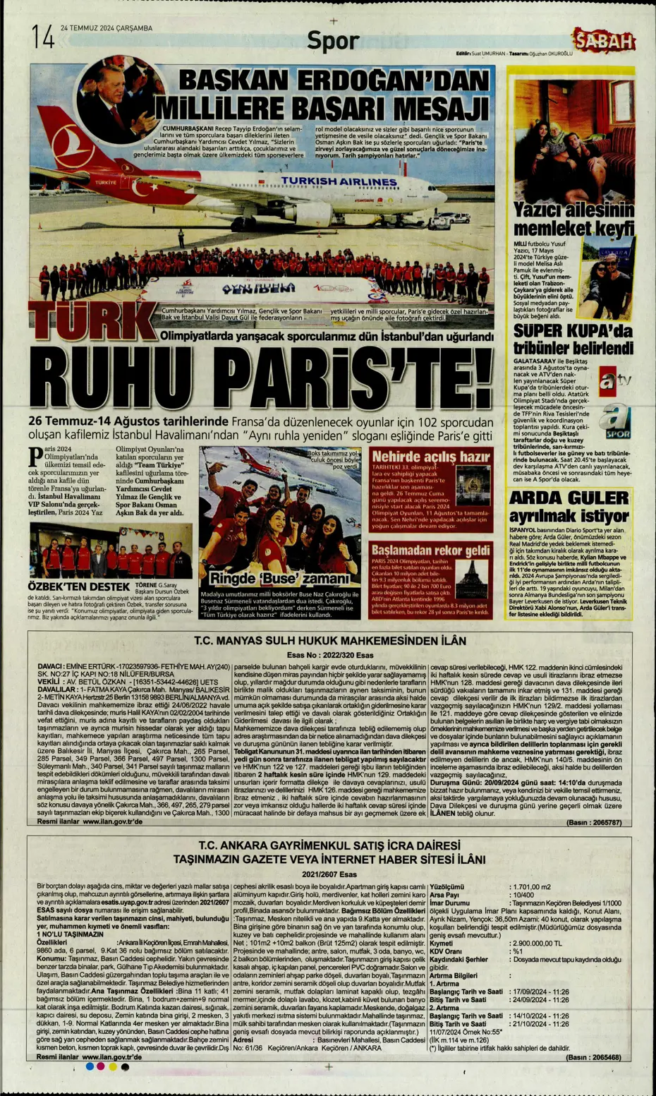 "Bu Fener'e dikkat edin" | Sporun manşetleri (24 Temmuz 2024) - 23 "Bu Fener'e dikkat edin" | Sporun manşetleri (24 Temmuz 2024) - 23