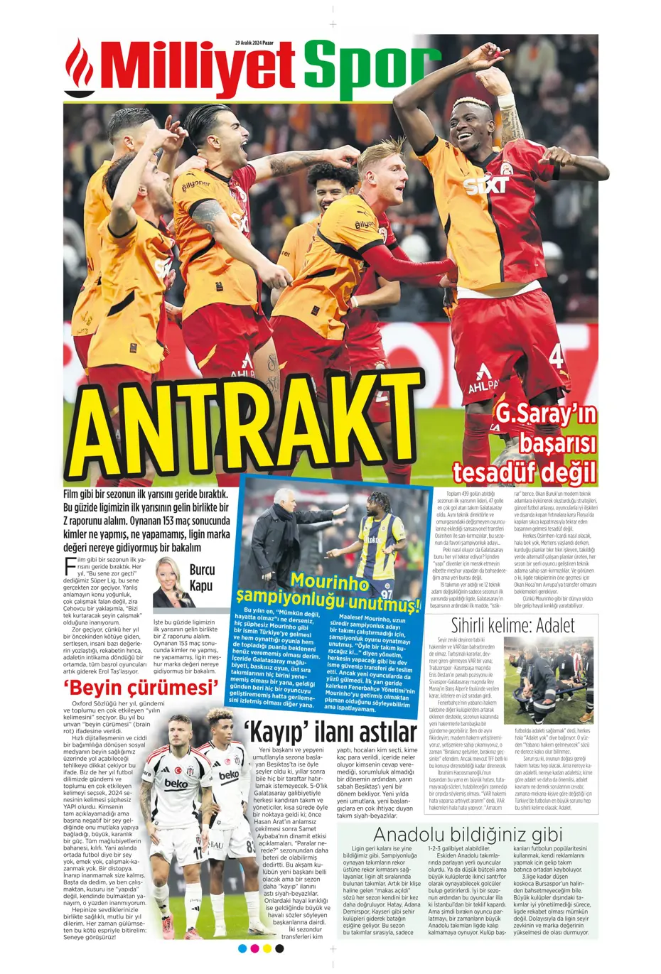 "Mikautadze'de sona doğru" | Sporun manşetleri (29 Aralık 2024) - 25