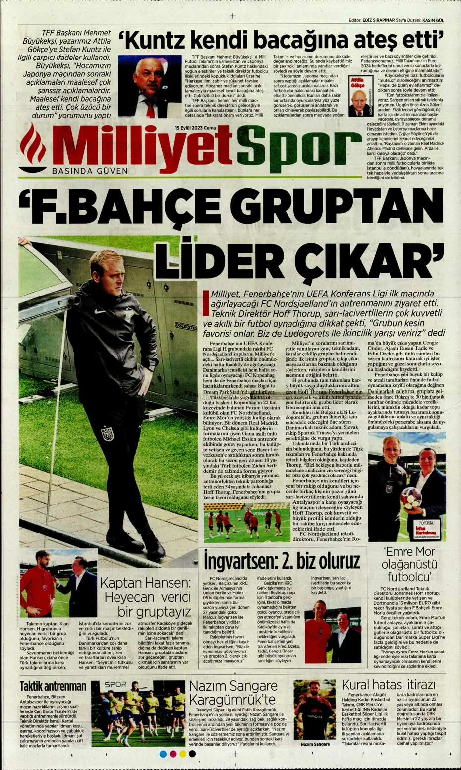 "Kartal'da Xeka seferberliği" | Sporun Manşetleri - 23