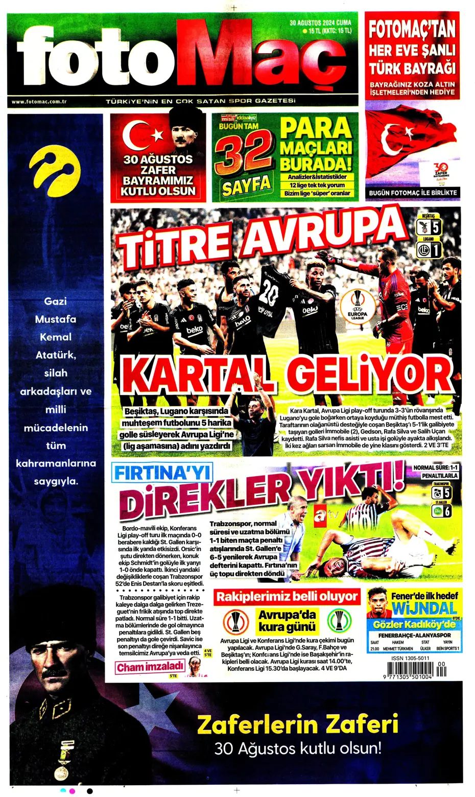 "Galatasaray yönetiminden flaş karar" | Sporun manşetleri (30 Ağustos 2024) - 13 "Galatasaray yönetiminden flaş karar" | Sporun manşetleri (30 Ağustos 2024) - 13