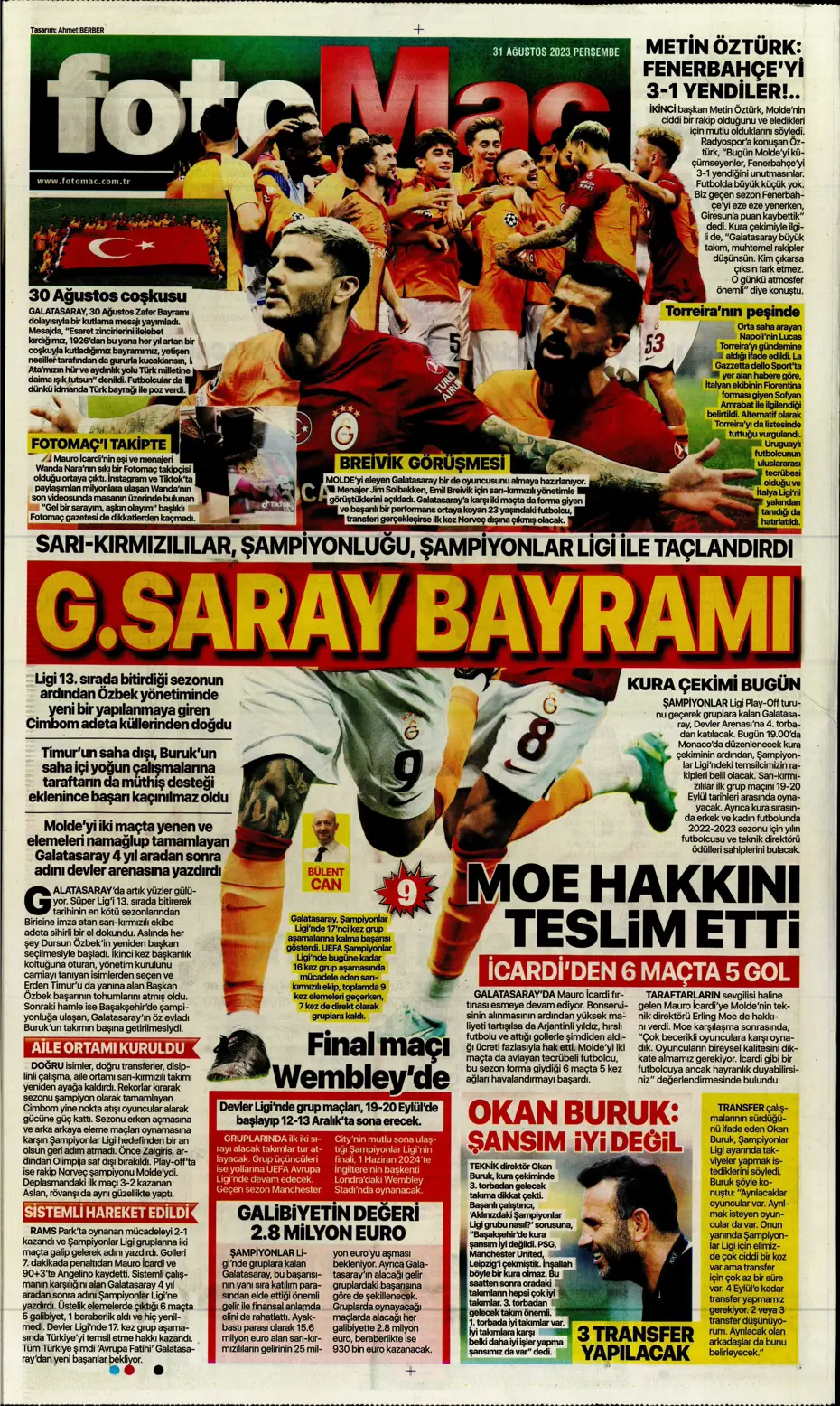 "Sergio Ramos formayı giydi" | Sporun manşetleri (31 Ağustos 2023) - 16 "Sergio Ramos formayı giydi" | Sporun manşetleri (31 Ağustos 2023) - 16