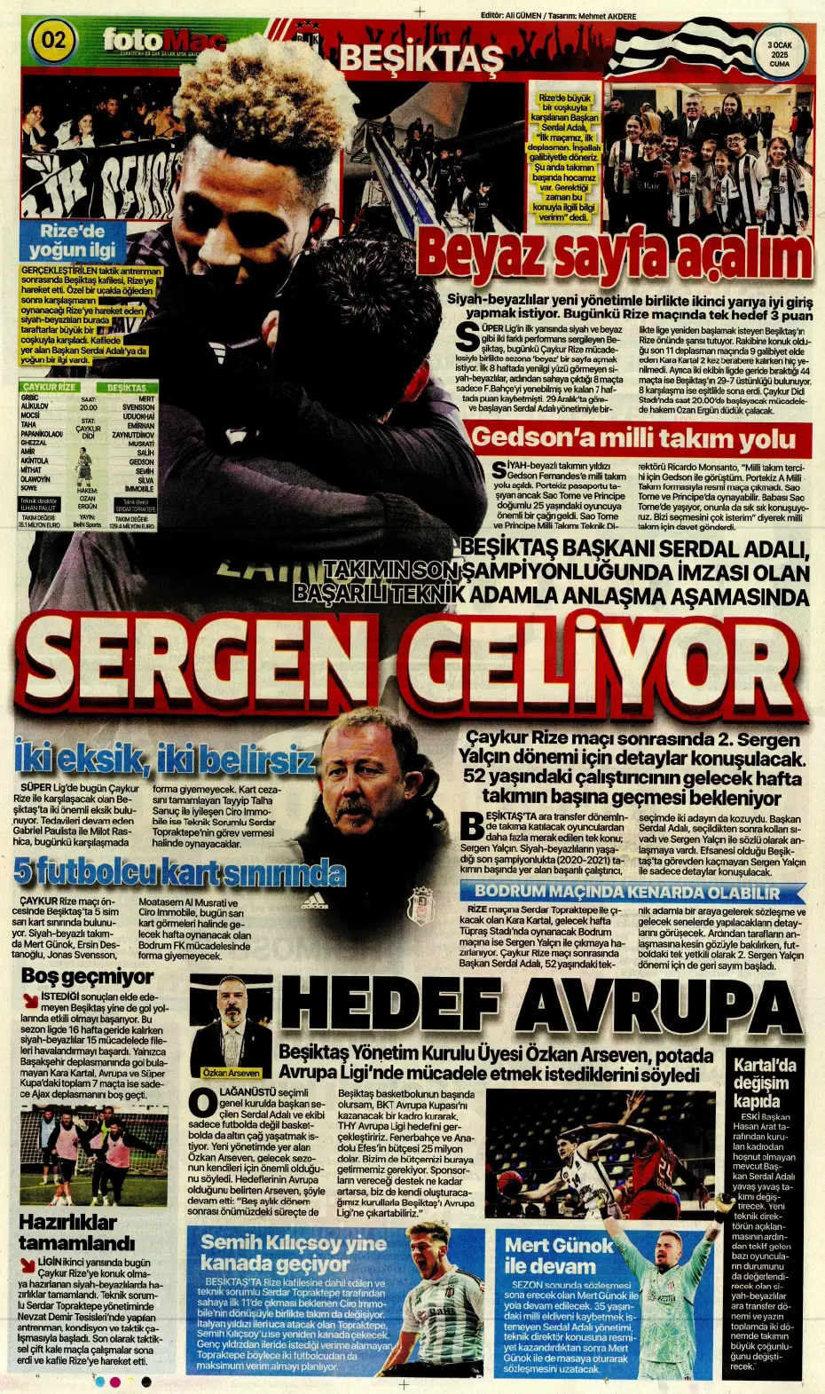 "Fatih Terim, Galatasaray'ın yıldızını istiyor" | Sporun manşetleri - 8