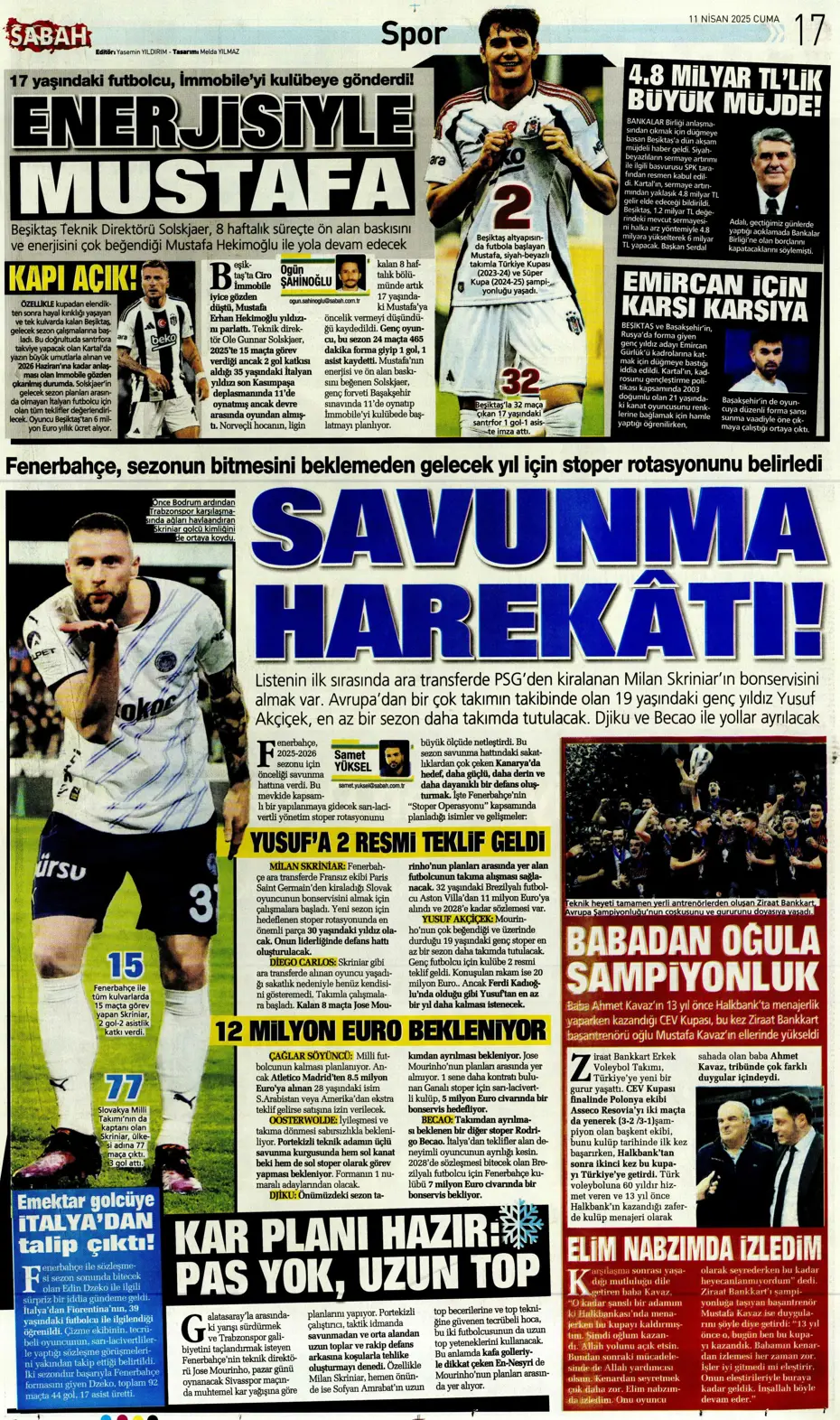 "Real Madrid'den Mourinho hamlesi" | Sporun manşetleri - 25