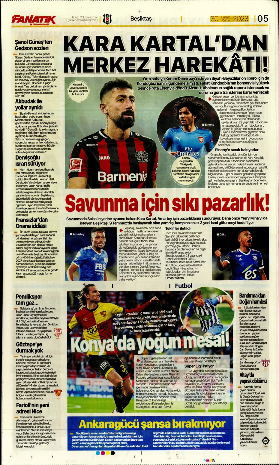 "Cavani heyecanı" | Sporun manşetleri (30 Haziran 2023) - 7