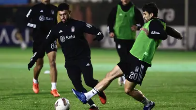 Derbiye hazırlanan Beşiktaş'ta 4 futbolcu antrenmana katılmadı