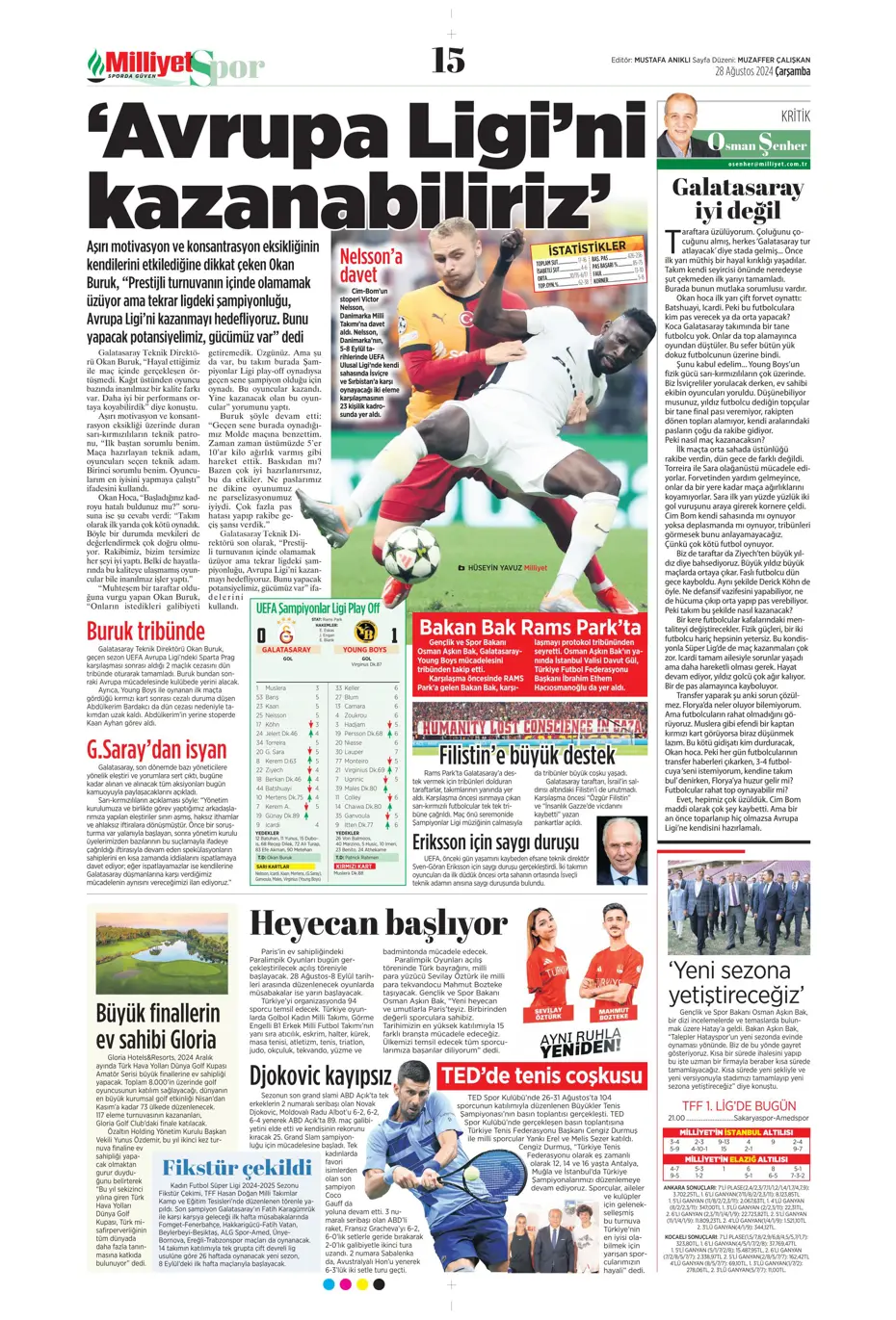 "Galatasaray'ın kabus gecesi" | Sporun manşetleri - 23