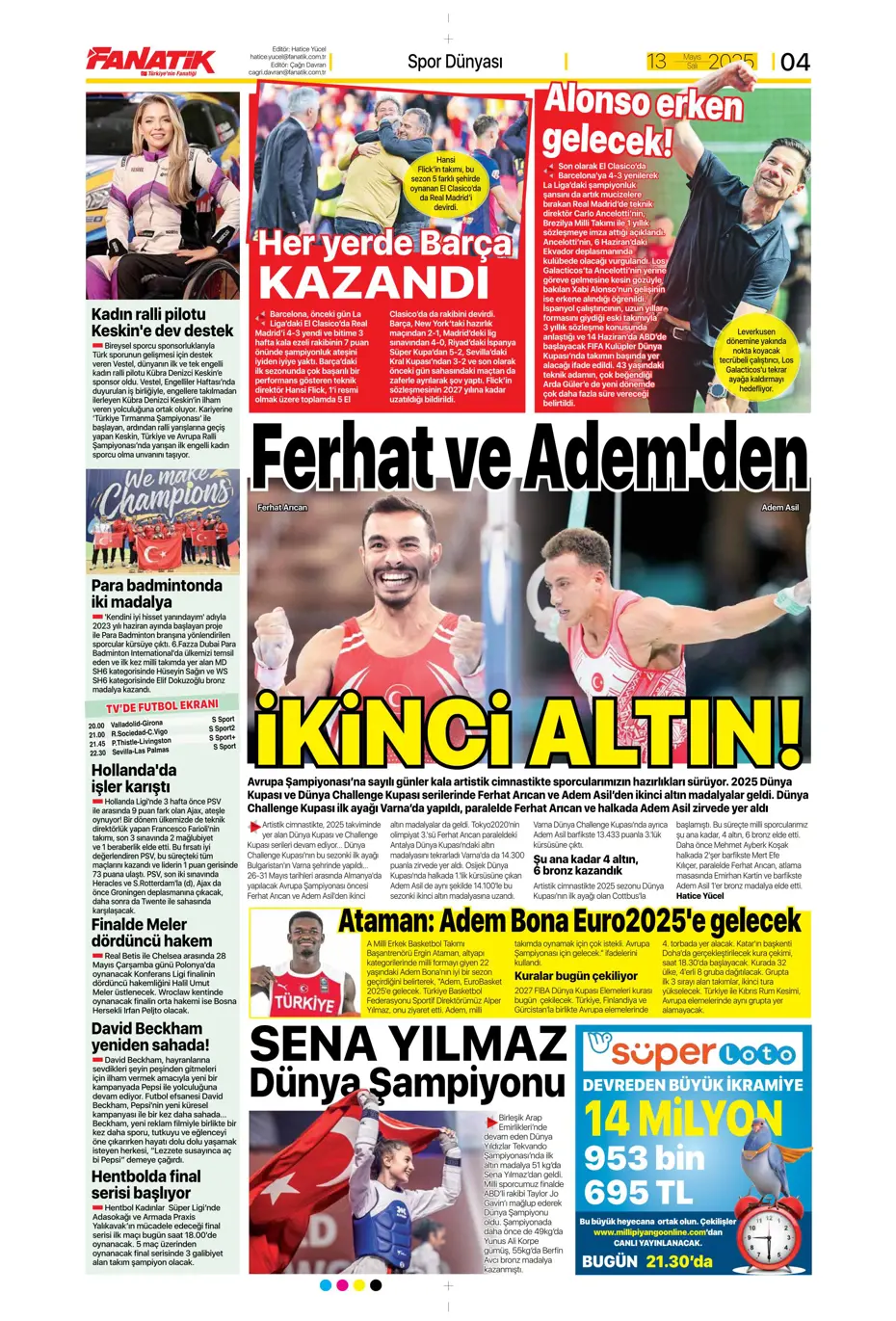 "Galatasaray, Osimhen için Napoli ile anlaştı" | Sporun manşetleri - 6