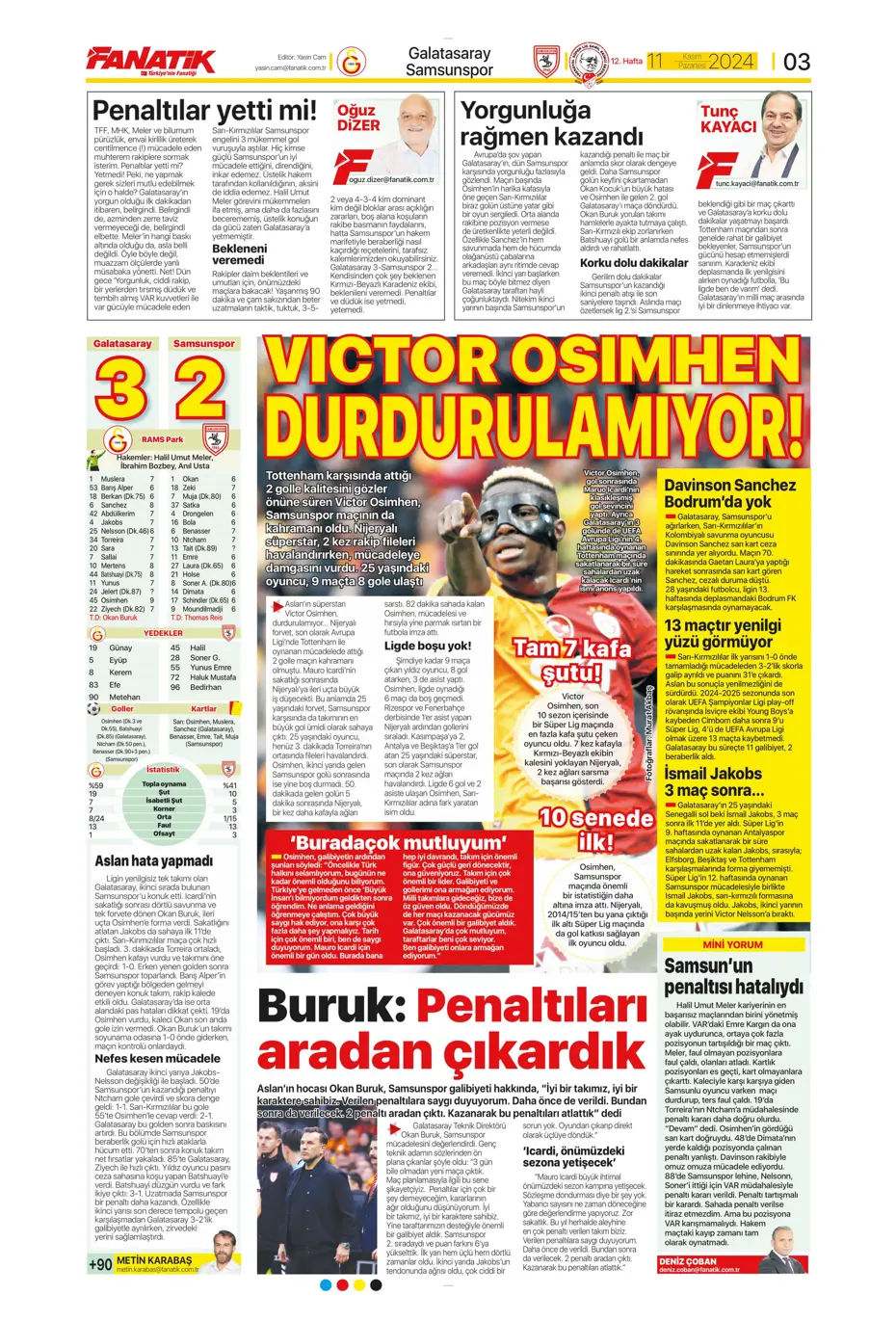 "Fenerbahçe'den Talisca ve Dybala bombası" | Sporun manşetleri - 5 "Fenerbahçe'den Talisca ve Dybala bombası" | Sporun manşetleri - 5