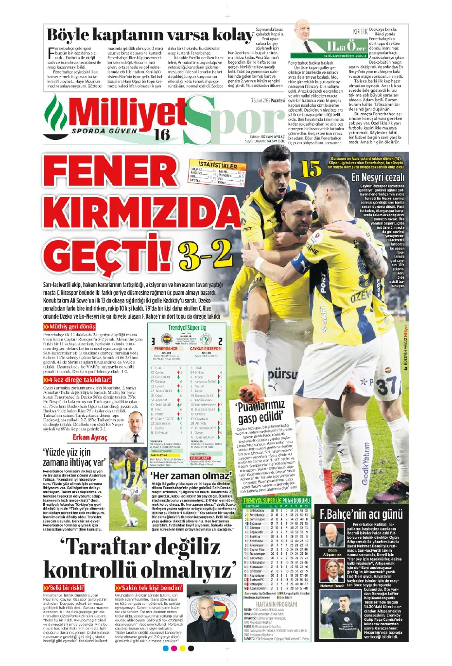 "Transferde Kartal haftası" | Sporun manşetleri - 14