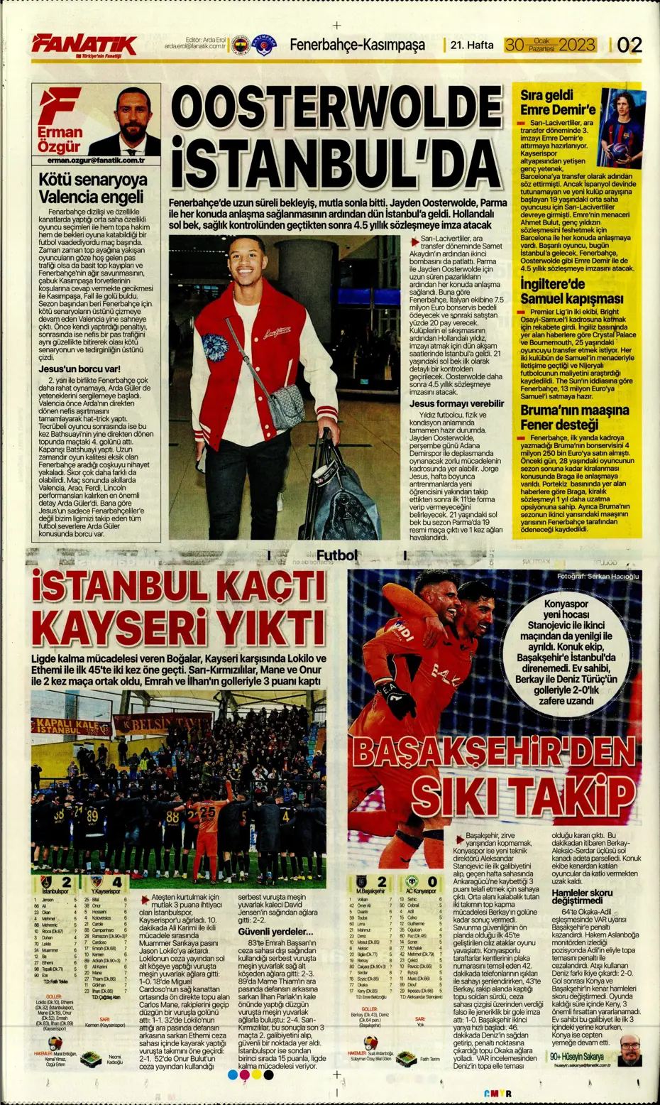 Sporun Manşetleri (30 Ocak 2023) - 4