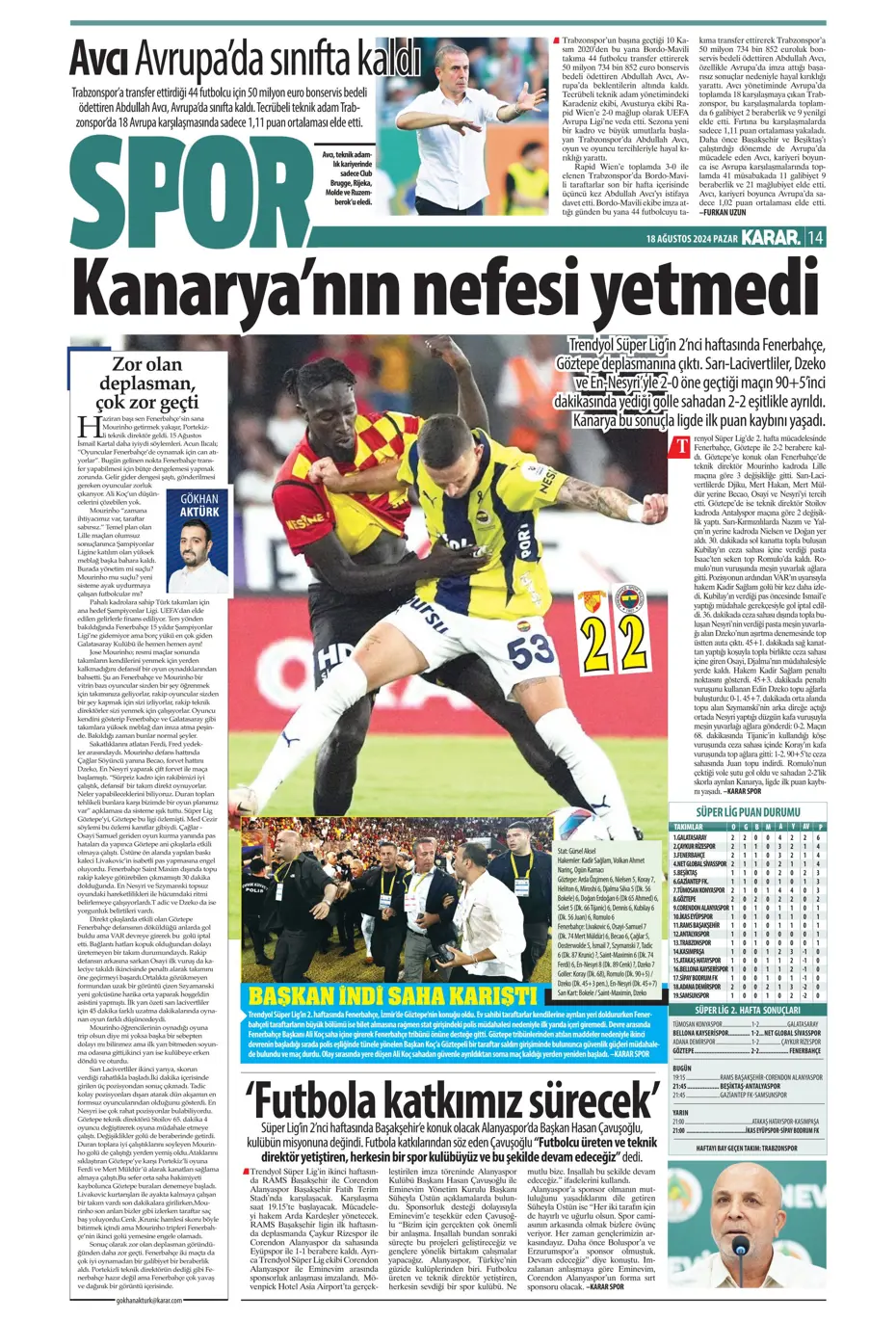 "Aslan'da Ziyech bilmecesi" | Sporun manşetleri (18 Ağustos 2024) - 20 "Aslan'da Ziyech bilmecesi" | Sporun manşetleri (18 Ağustos 2024) - 20
