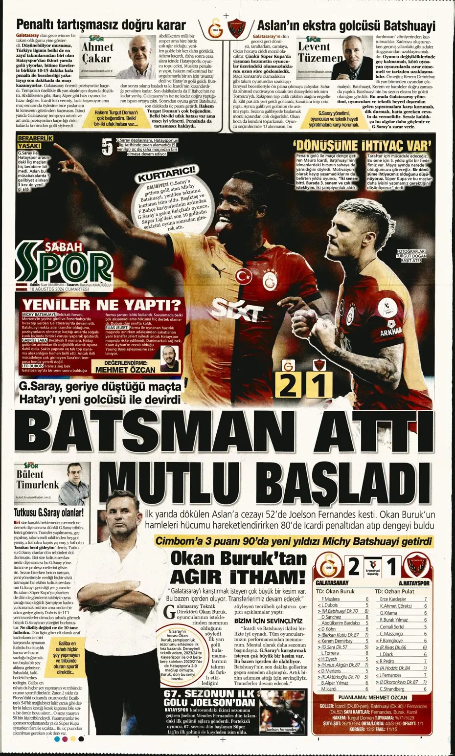 "Fenerbahçe Ferdi Kadıoğlu'nun alternatifini buldu" | Sporun manşetleri - 28