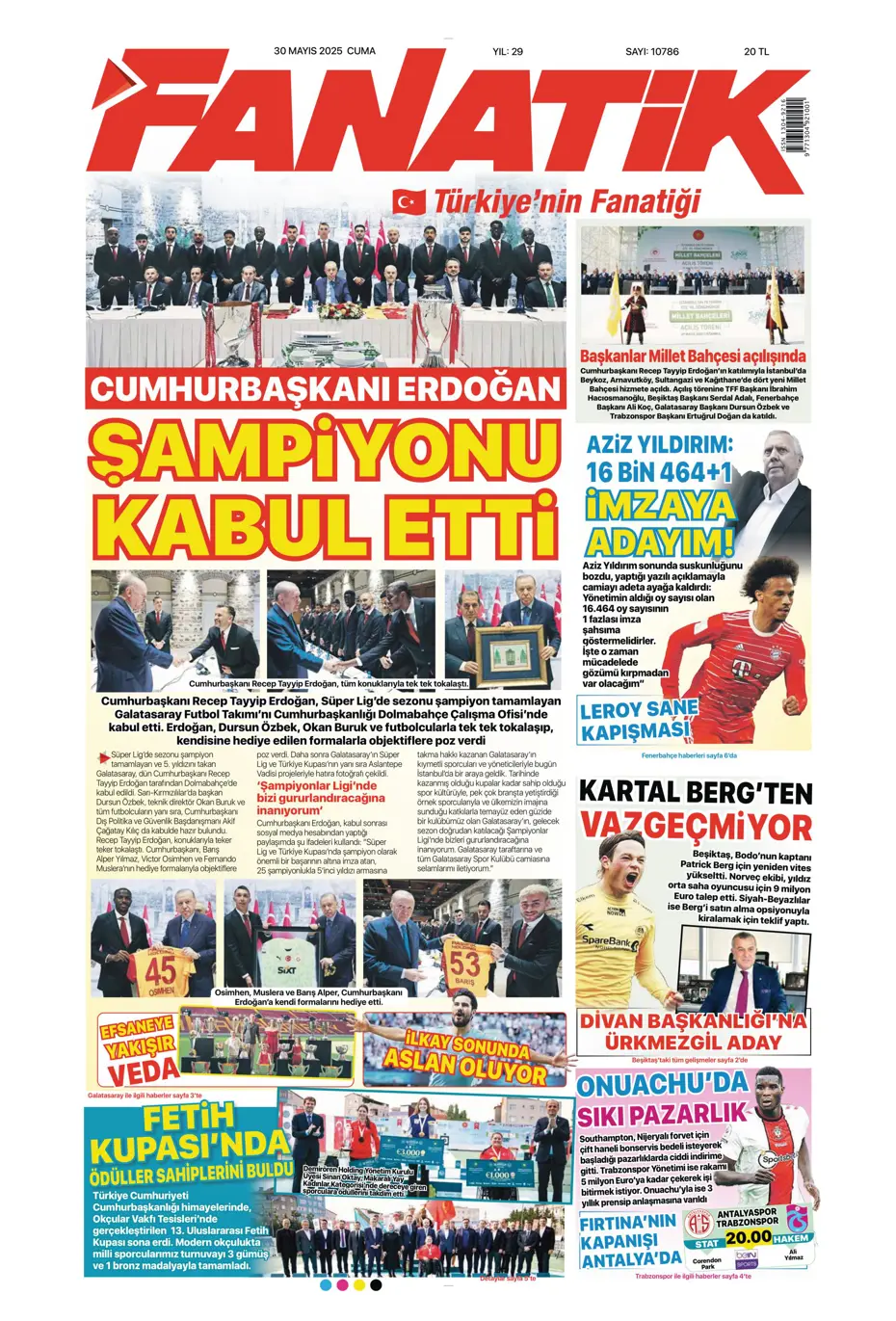 "Leroy Sane için büyük kapışma" | Sporun manşetleri - 2